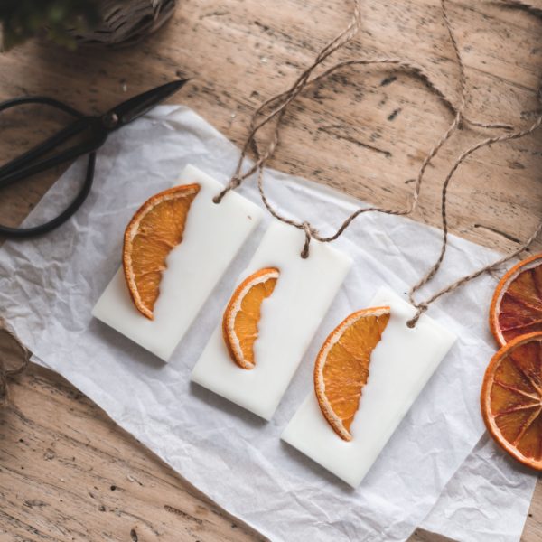 Teak & Orange Scented Wax Tablets