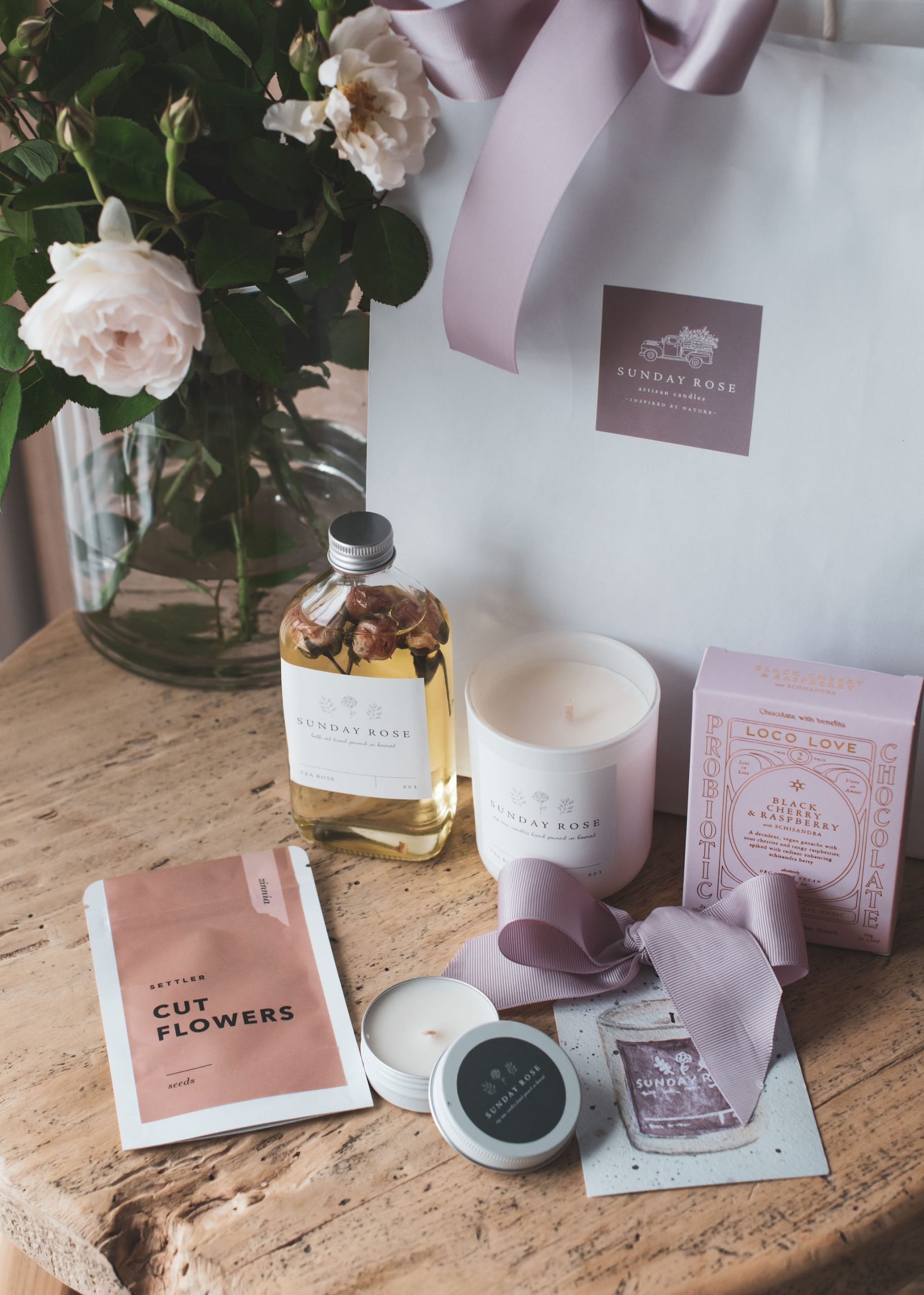 The Tea Rose Gift Bag Sunday Rose and Co
