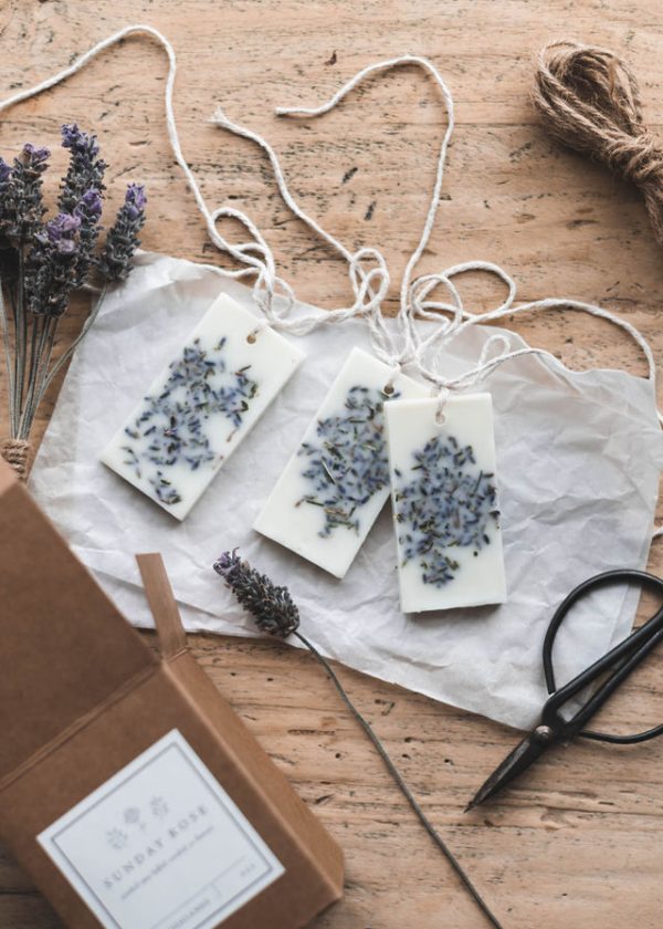 Lavender Scented Wax Tablets Sunday Rose and Co